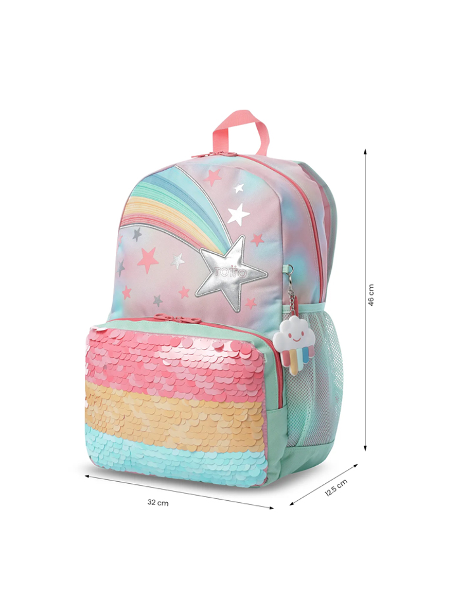 Morral Infantil Rainbow Star Grande Totto 2