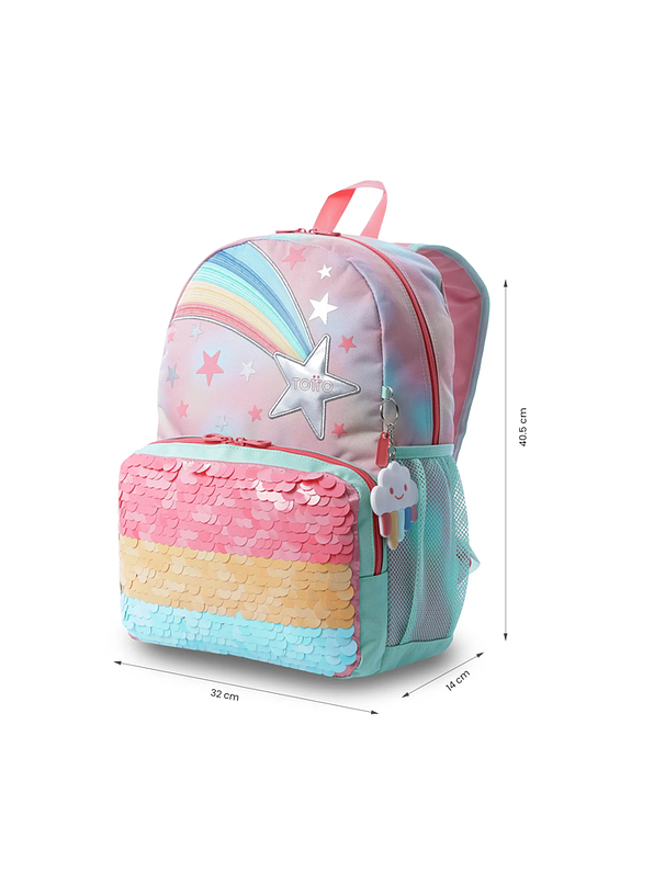 Morral Infantil Rainbow Star Mediano Totto 2