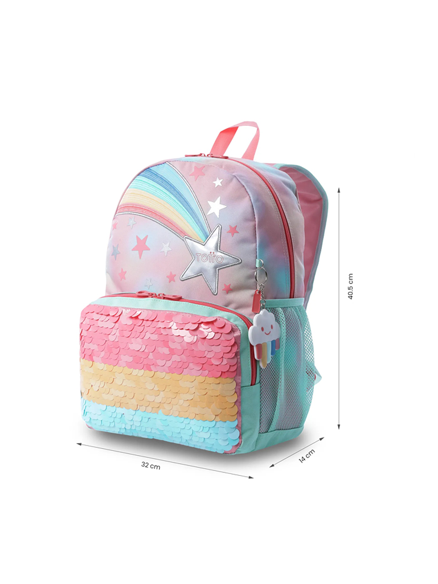 Morral Infantil Rainbow Star Mediano Totto 2