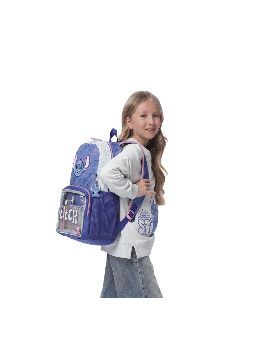 Morral Infantil Stitch On The Beach Grande Totto 5