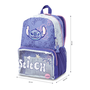 Morral Infantil Stitch On The Beach Grande Totto