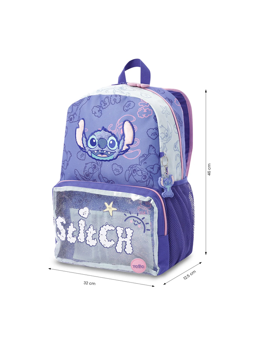 Morral Infantil Stitch On The Beach Grande Totto 2