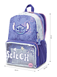 Morral Infantil Stitch On The Beach Grande Totto - Miniatura 2