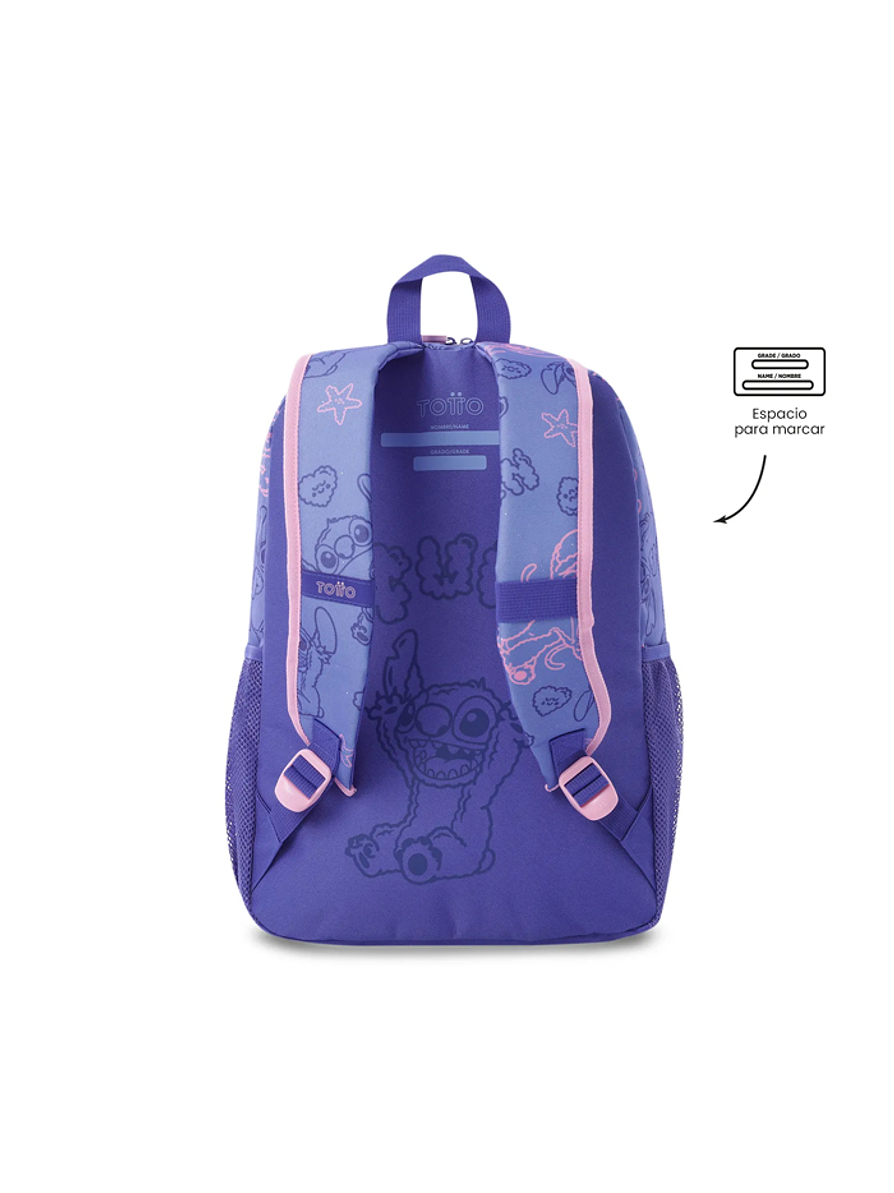 Morral Infantil Stitch On The Beach Mediano Totto 4