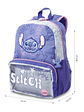 Morral Infantil Stitch On The Beach Mediano Totto - Miniatura 2