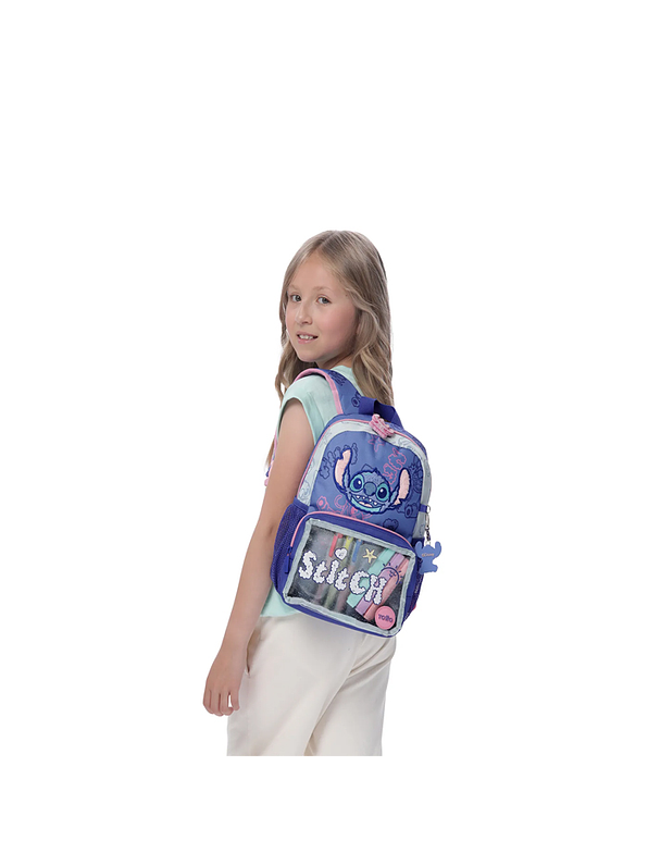 Morral Infantil Stitch On The Beach Pequeño Totto 5