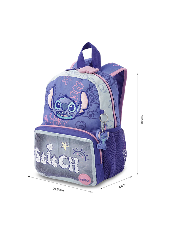 Morral Infantil Stitch On The Beach Pequeño Totto 2