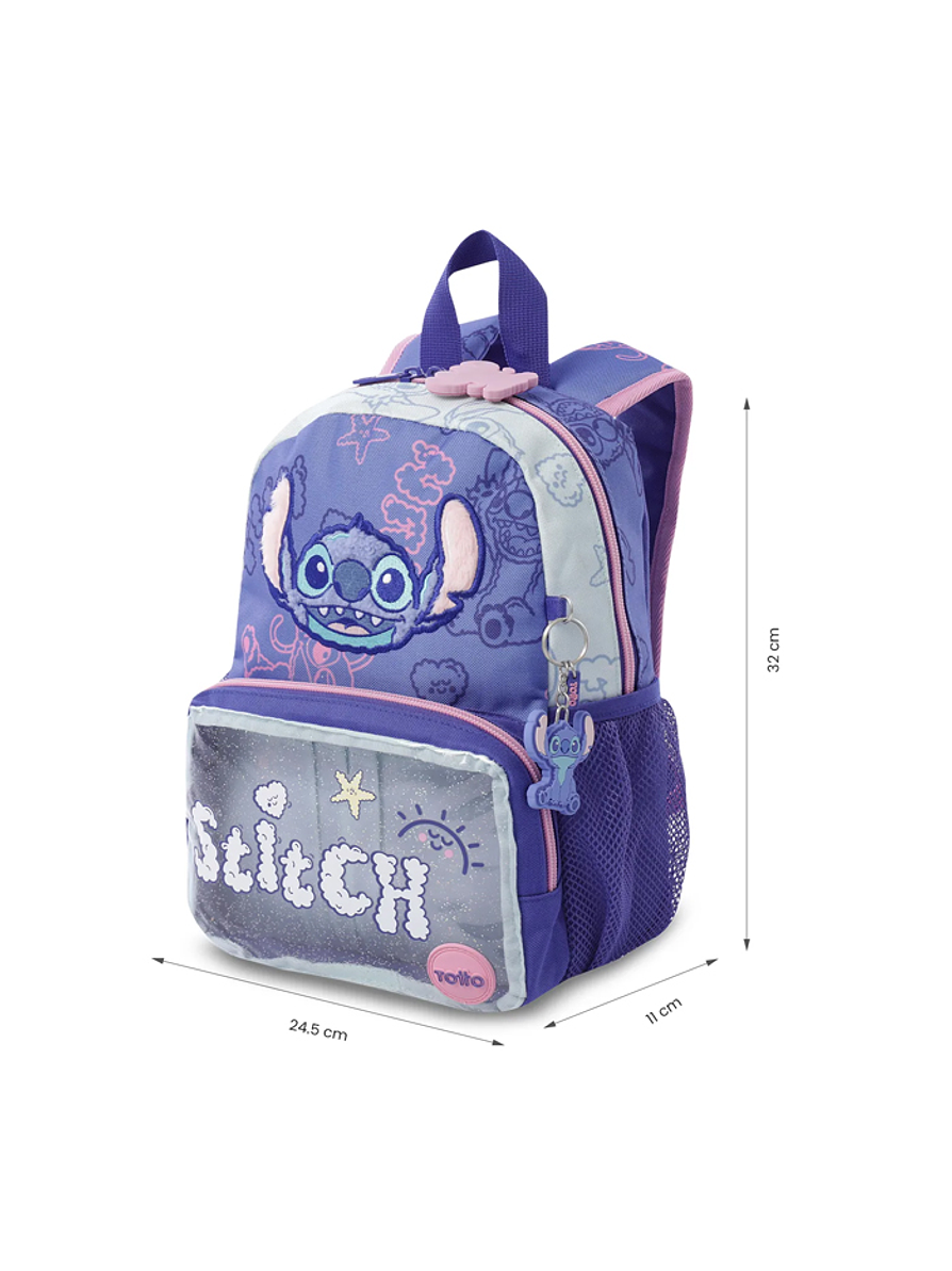 Morral Infantil Stitch On The Beach Pequeño Totto 2