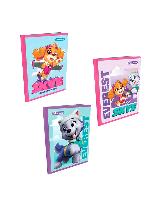 Cuaderno Cosido Primavera Paw Patrol Niña 50 Hojas Cuadros 1
