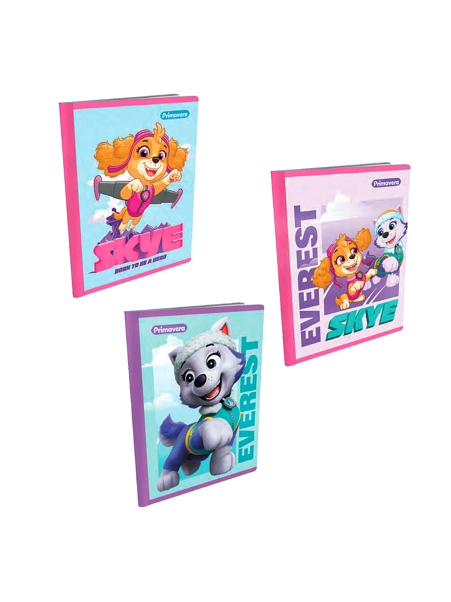 Cuaderno Cosido Primavera Paw Patrol Niña 50 Hojas Cuadros 1