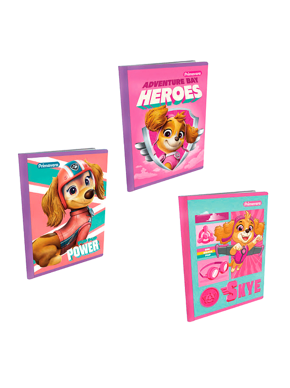 Cuaderno Cosido Primavera Paw Patrol Niña 50 Hojas Lineas 1