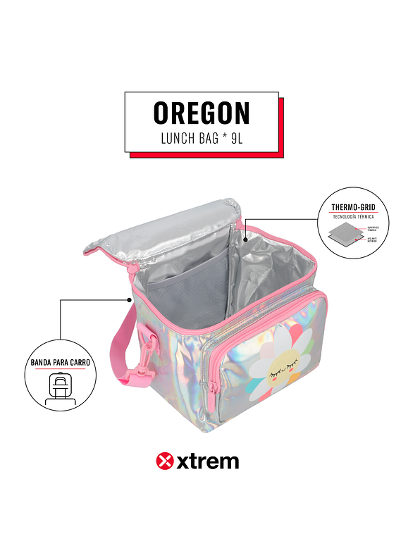 Lonchera Xtrem Térmica Oregón Plateada  6