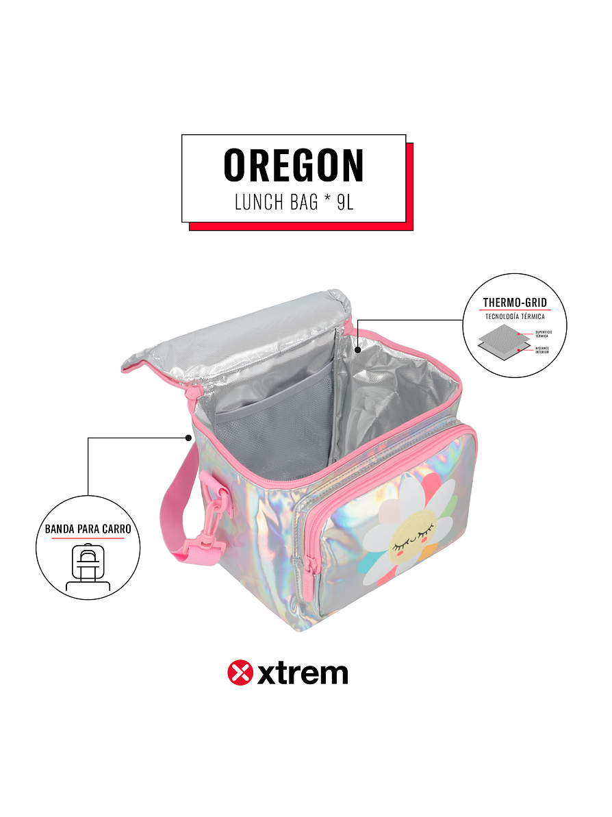 Lonchera Xtrem Térmica Oregón Plateada  6