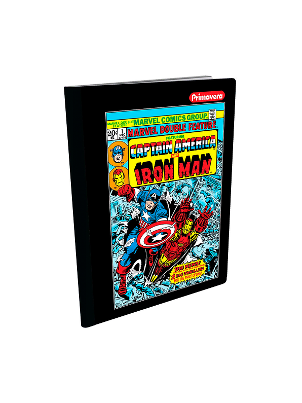 Cuaderno Cosido Primavera Marvel 100 hojas Cuadros 4