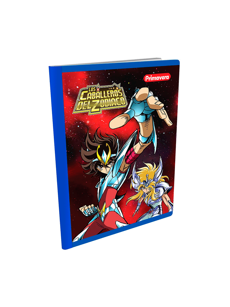 Cuaderno Cosido Primavera Caballeros del Zodiaco 100 hojas Cuadros 1