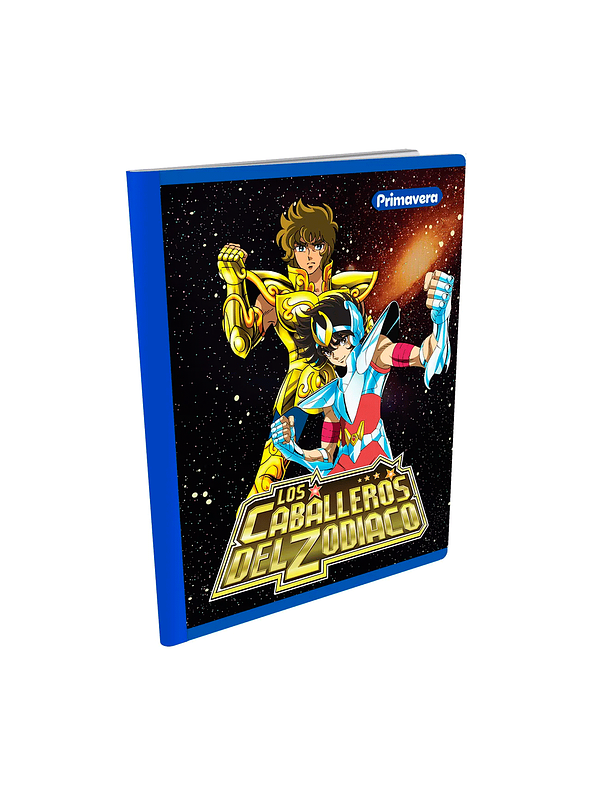 Cuaderno Cosido Primavera Caballeros del Zodiaco 100 hojas Cuadros 2