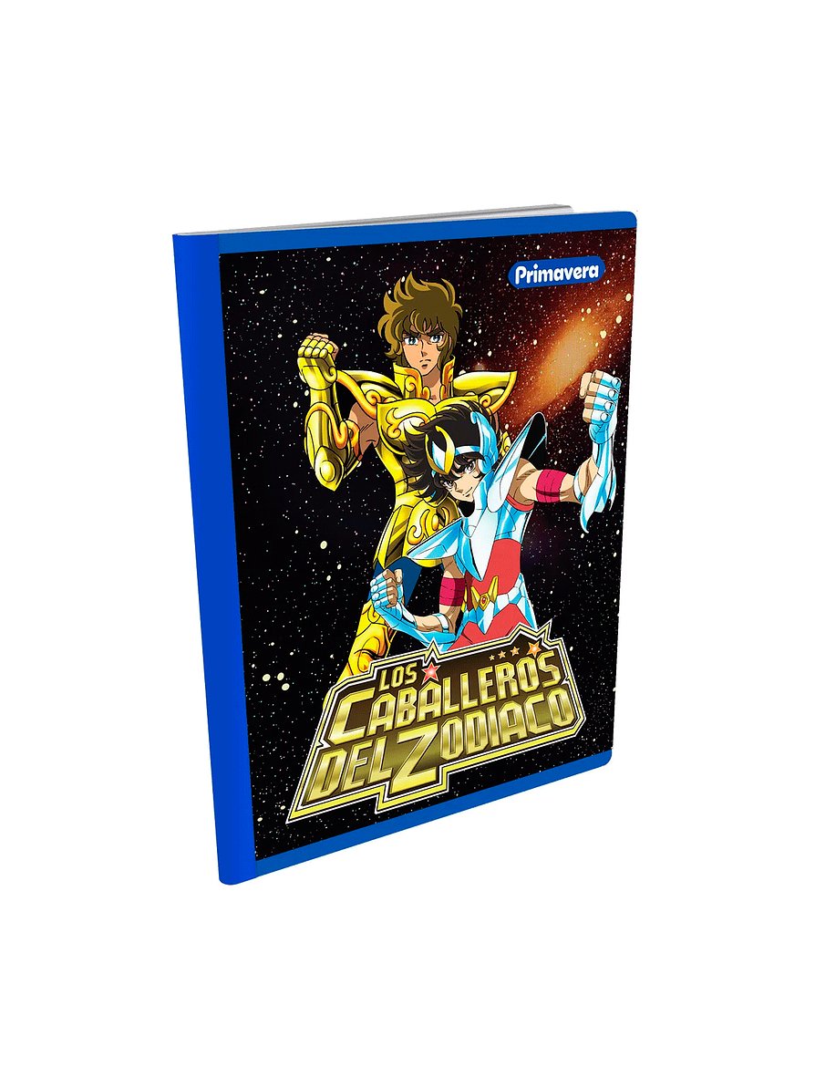 Cuaderno Cosido Primavera Caballeros del Zodiaco 100 hojas Cuadros 2