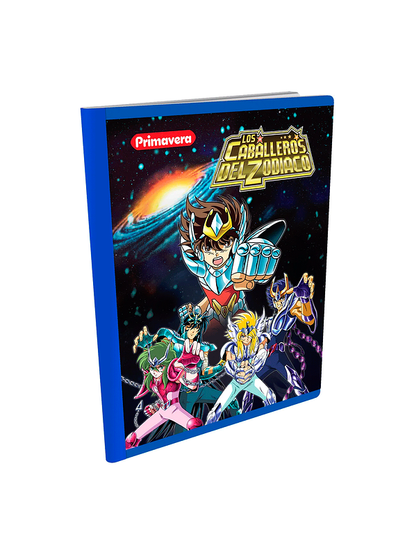 Cuaderno Cosido Primavera Caballeros del Zodiaco 100 hojas Cuadros 4