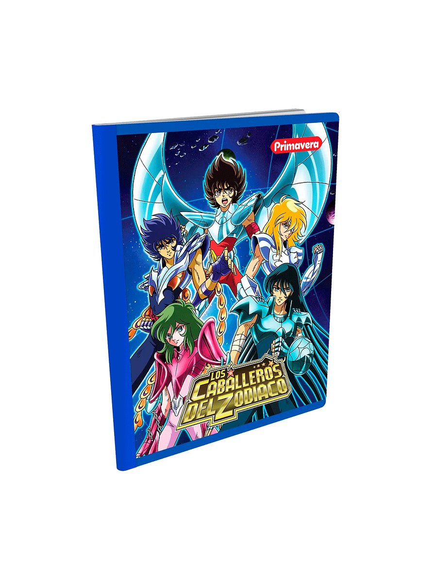 Cuaderno Cosido Primavera Caballeros del Zodiaco 100 hojas Cuadros 5