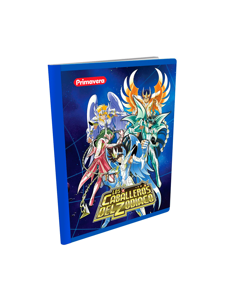 Cuaderno Cosido Primavera Caballeros del Zodiaco 100 hojas Cuadros 6