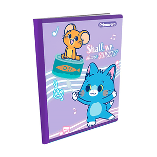 Cuaderno Cosido Primavera Kitties 50 hojas lineas