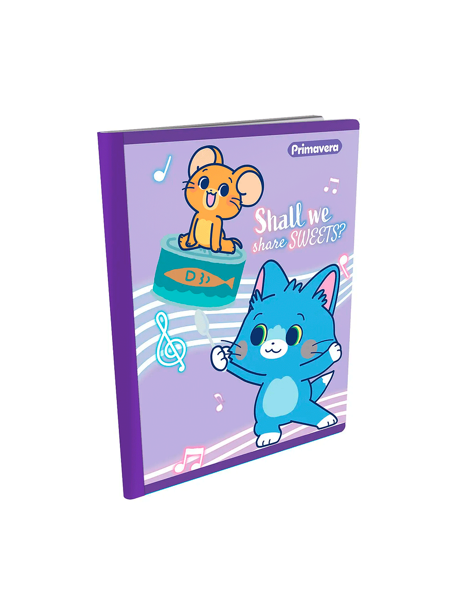 Cuaderno Cosido Primavera Kitties 50 hojas lineas 2