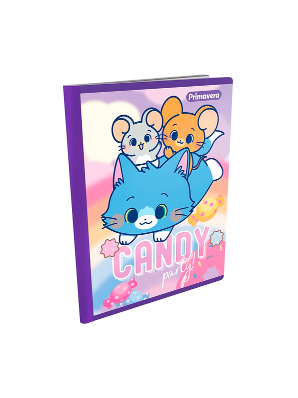 Cuaderno Cosido Primavera Kitties 50 hojas lineas 8
