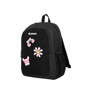 Morral Xtrem Logan Negro/Rosado