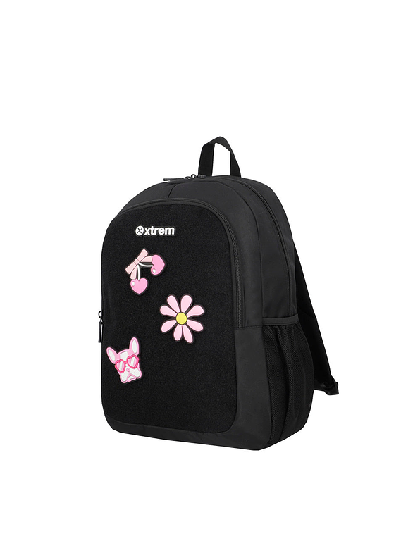 Morral Xtrem Logan Negro/Rosado 2
