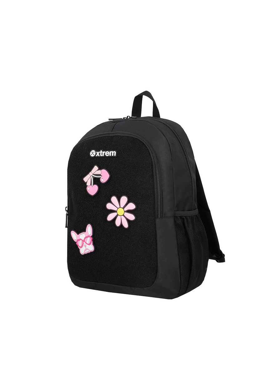 Morral Xtrem Logan Negro/Rosado 2