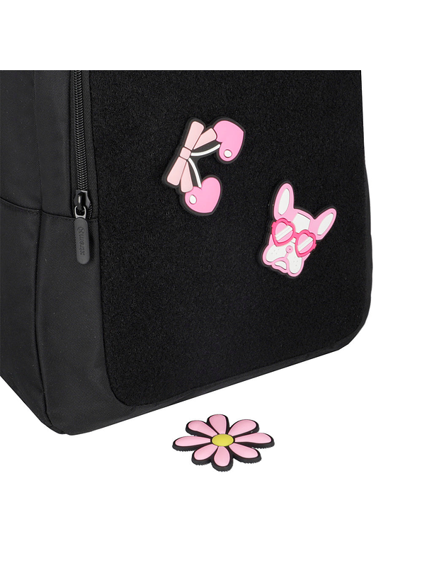 Morral Xtrem Logan Negro/Rosado 8
