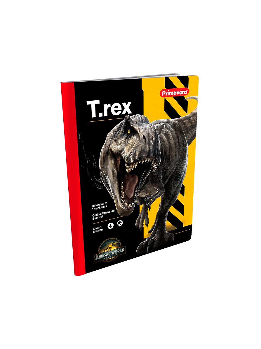 Cuaderno Cosido Primavera Jurassic 50 hojas Cuadros 1