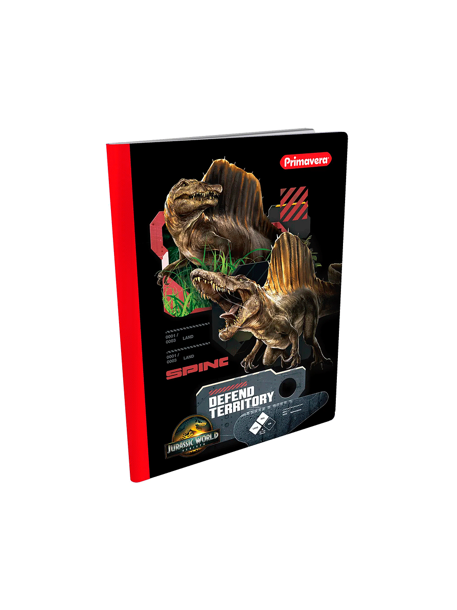 Cuaderno Cosido Primavera Jurassic 50 hojas Cuadros 2