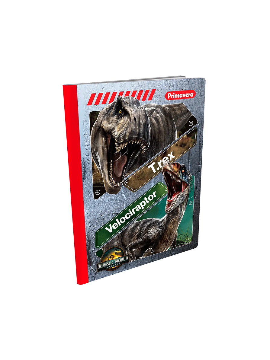 Cuaderno Cosido Primavera Jurassic 50 hojas Cuadros 4