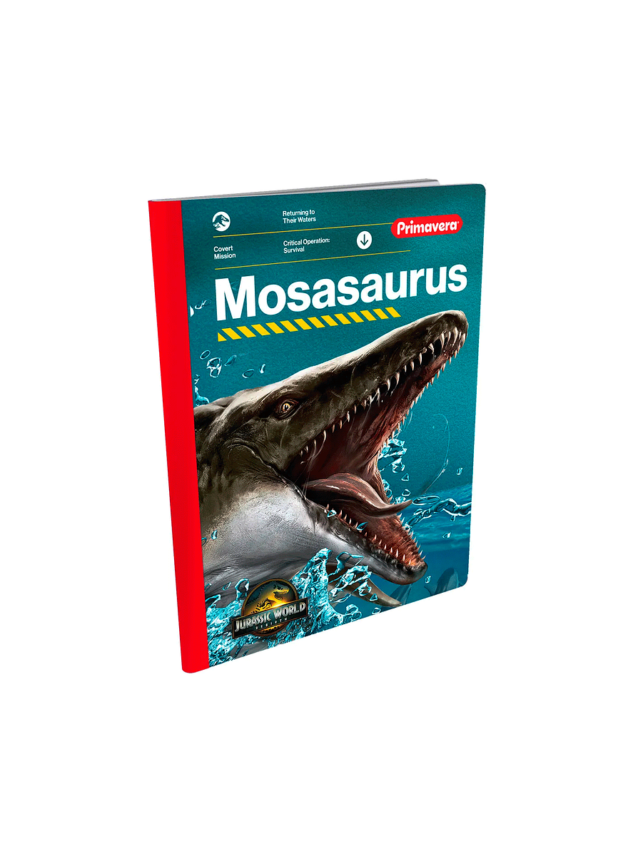 Cuaderno Cosido Primavera Jurassic 50 hojas Cuadros 5
