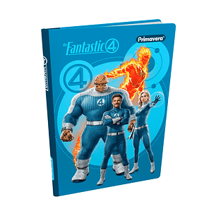 Cuaderno Cosido Primavera Pasta dura Los 4 Fantasticos 100 hojas