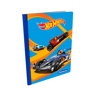 Cuaderno Primavera Cosido Hot Wheels 50 Hojas Cuadros 