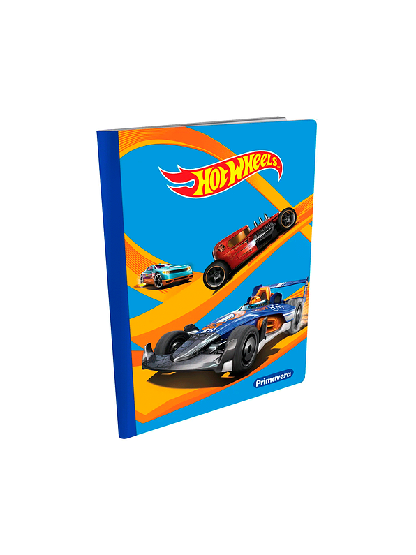 Cuaderno Primavera Cosido Hot Wheels 50 Hojas Cuadros  1
