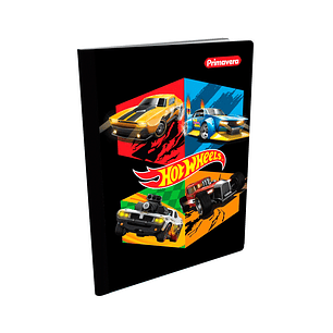Cuaderno Cosido Primavera Hot Wheels 100 Hojas Cuadros 