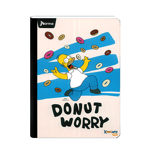 Cuaderno Cosido Norma X-Presarte Simpsons 100 Hojas Lineas