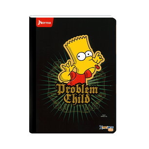 Cuaderno Cosido Norma X-Presarte Simpsons 100 Hojas Lineas
