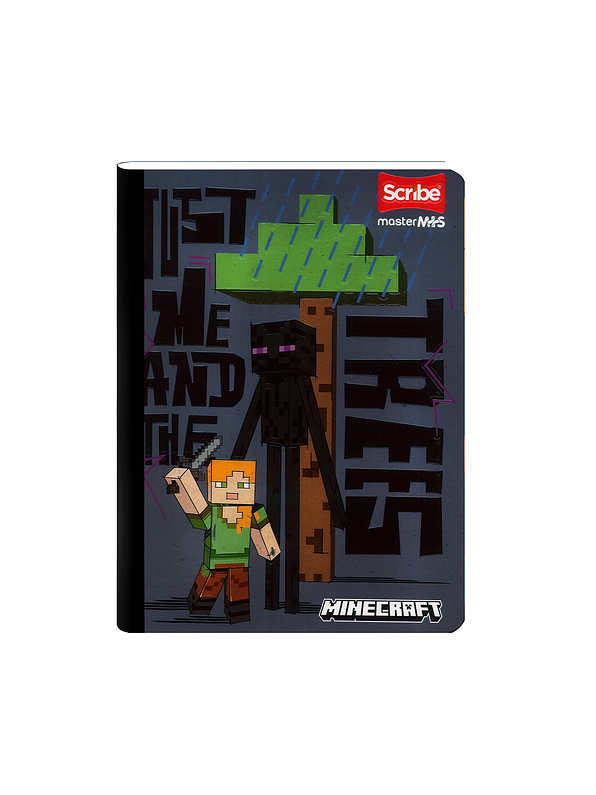 Cuaderno Cosido Minecraft 100 Hojas Cuadros  6