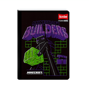 Cuaderno Cosido Minecraft 100 Hojas Cuadros 