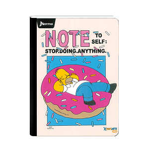 Cuaderno Cosido Norma X-Presarte Simpsons 50 Hojas Cuadros