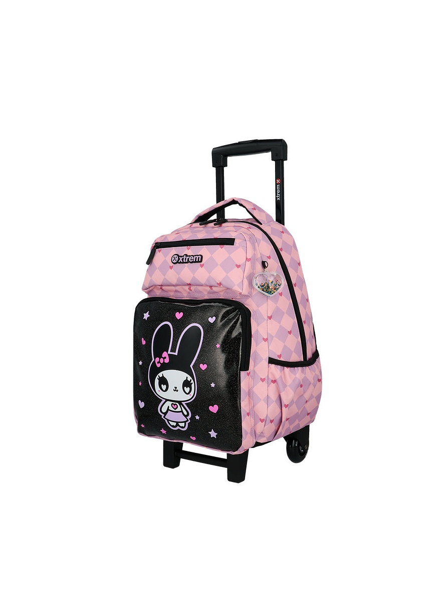 Set Morral Xtrem Con Ruedas, Cartuchera y Lonchera Runpack Gato 2