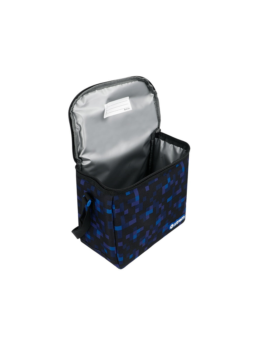 Set Xtrem Morral Con Ruedas, Cartuchera y Lonchera Runpack Azul 4