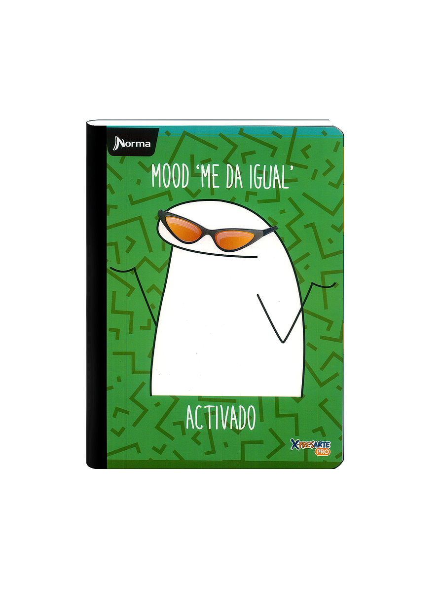 Cuaderno cosido Norma Memes 50 hojas cuadros 6
