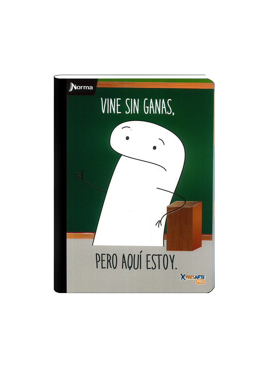 Cuaderno cosido Norma Memes 50 hojas cuadros 8