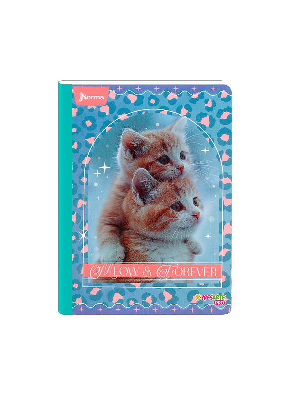 Cuaderno Cosido Norma Cats 50 Hojas Cuadros 4