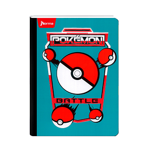 Cuaderno Cosido Norma Pokémon 50 Hojas Cuadros